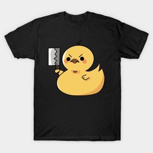 Angry gummy duck with knife! T-Shirt